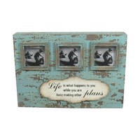 Rustic 3 Collage Photo Frame 40x28cm