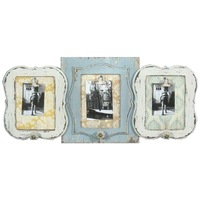 Rustic 3 Collage Photo Frame 75x33cm