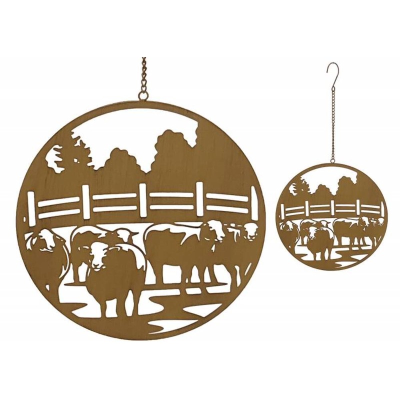 Buy Sheep On The Farm Wall Hanging Hanging Screen Sign Outdoor Indoor
