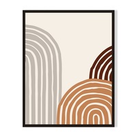Century Arch 1 Framed Printed Wall Art - Black