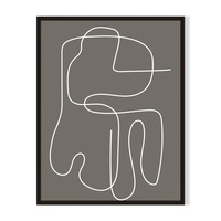 Urban Move 1 Framed Printed Wall Art - Black
