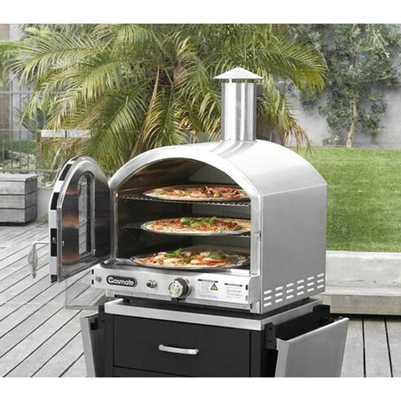 gasmate stainless steel pizza oven