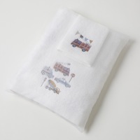 Child Transport Bath Towel & Face Washer In Organza Bag