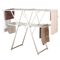 Clothes Airer A Frame All Aluminum Clothesline 2 Tier 28 Rails - 20m