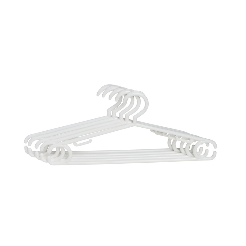 Buy Coat Hangers Plastic White Adult 30pcs MyDeal