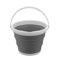 Fold Away Collapsible Water Bucket with Handle 10L