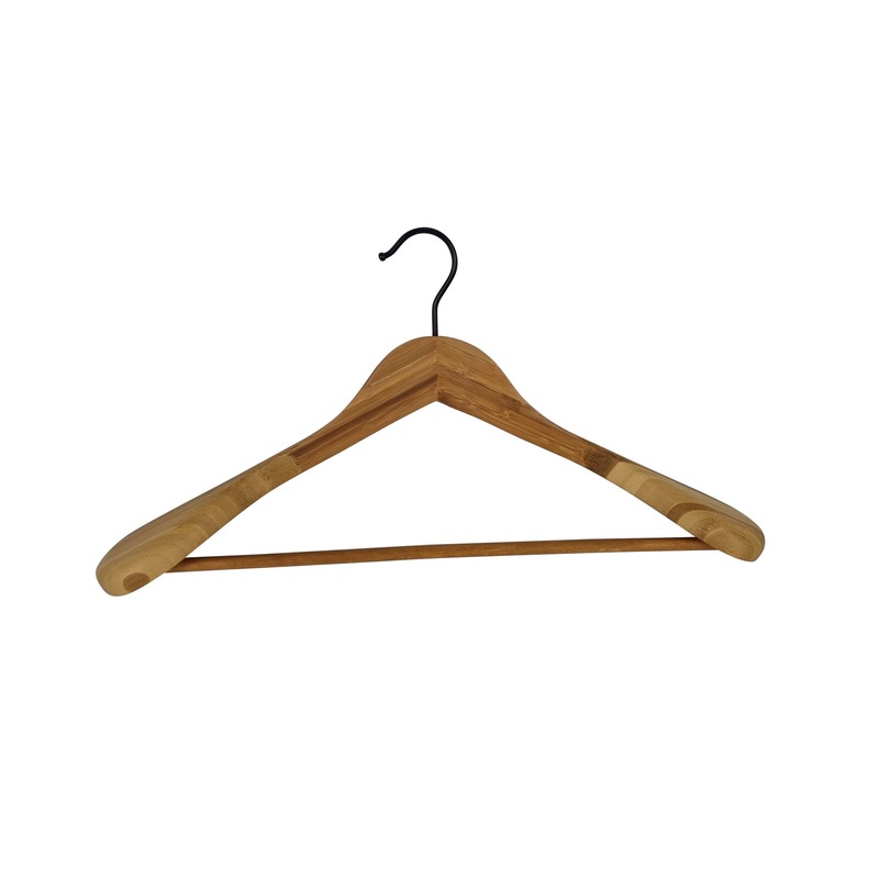 Buy Bamboo Wide Jacket Coat Hangers Set of 2pcs MyDeal