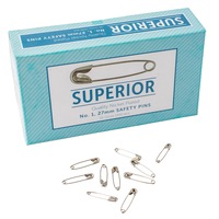 Safety Pins - Silver 27mm - 1440 pieces