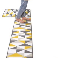 Non-Slip Kitchen NYLON Mat Rug Carpet Door Home Floor Thick Washable YELLOW