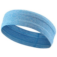 SPORX Fabric Loop Headband Sweatband Bandana Blue