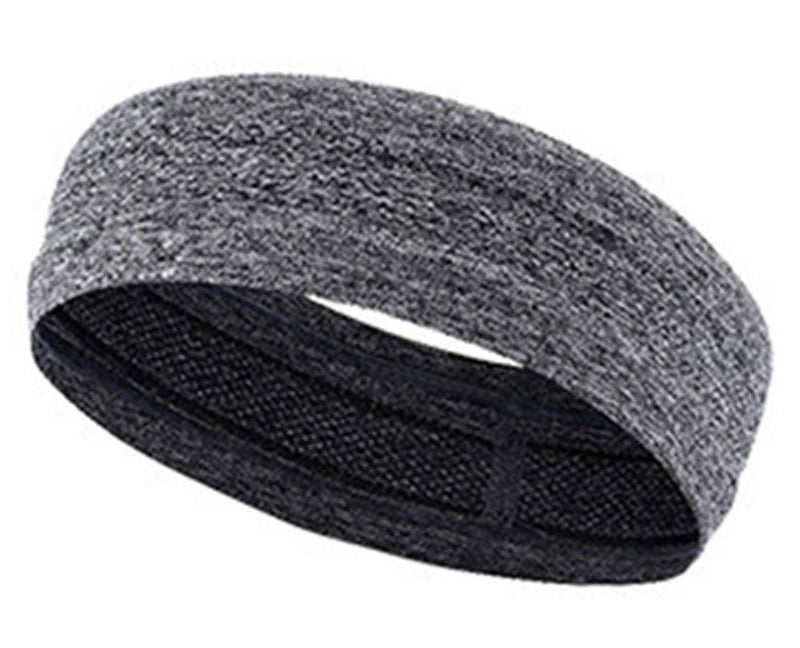 SPORX Fabric Loop Headband Sweatband Bandana Gray