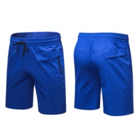 SPORX Men's Performance Shorts with zip pockets Light Blue