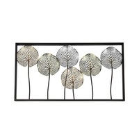100cm Large Wall Art Metal Dandelion Framed Hanging Home Decor