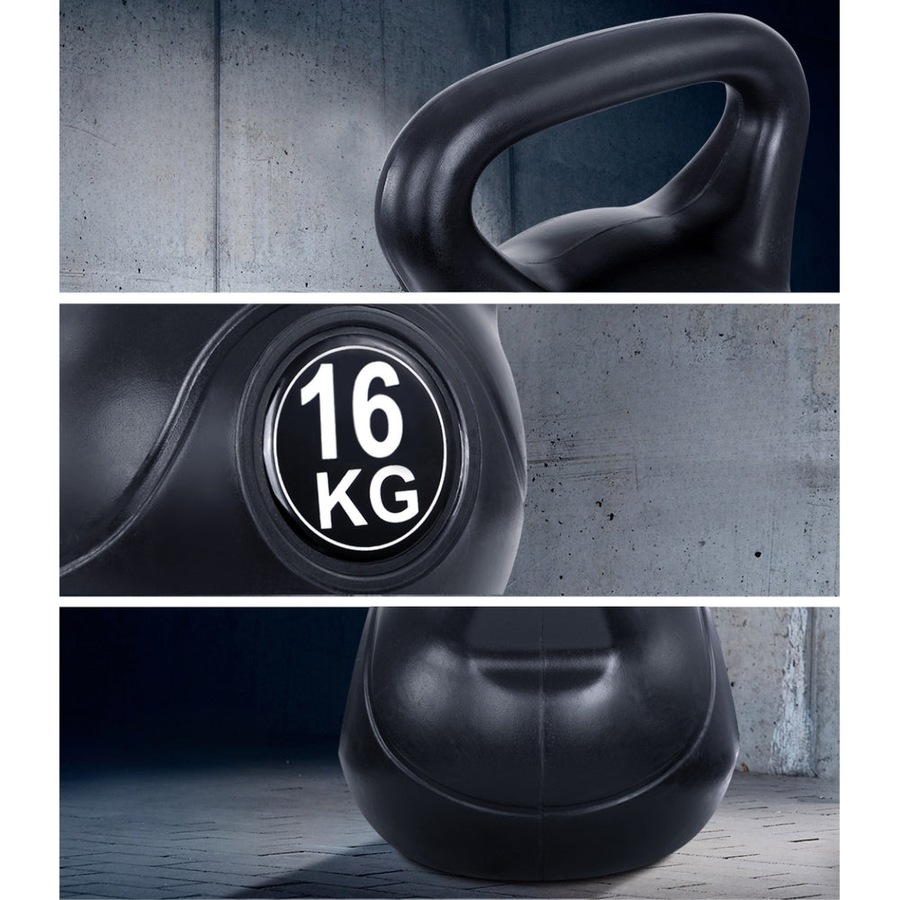 16KG Kettlebell Kettle Bell Weight Kit Fitness Exercise Strength Training