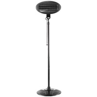 Portable Electric Patio Heater 2000W - Black