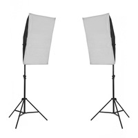 2200W Photo Studio Soft Box Light Stand Kit