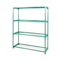 Outdoor Steel Garden Plant Shelving Rack 4 Tier - 2x