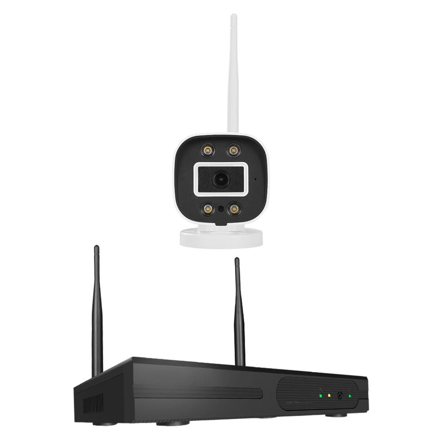 3MP Wireless CCTV 8CH NVR WiFi IP Security Camera System Outdoor 1TB