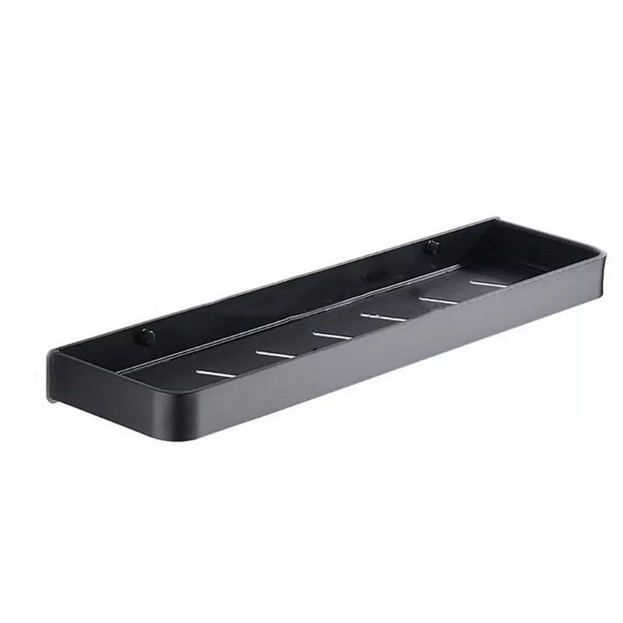 50cm Bathroom Kitchen Wall Shelf Aluminium Rectangle Storage Rack