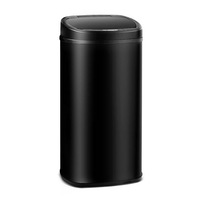 Motion Sensor Rubbish Bin 58L - Black