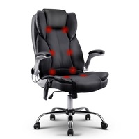 Massage and Office Computer Desk Chair - Black