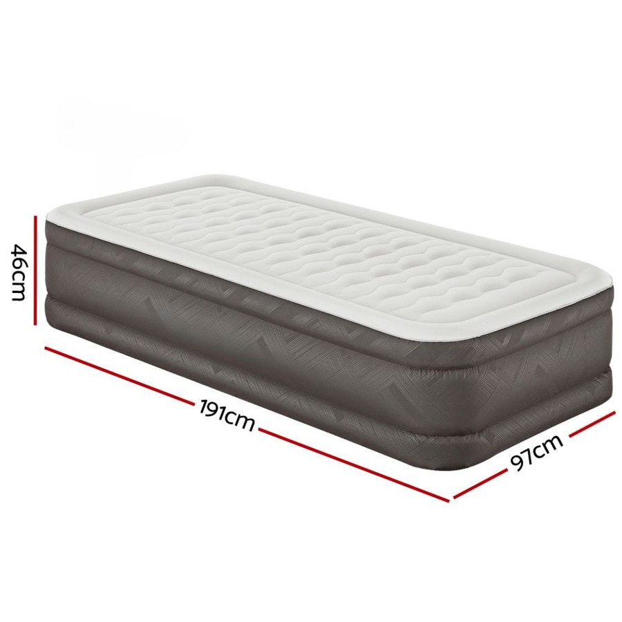 Air Mattress Bed Single Size Inflatable Camping Beds 46CM