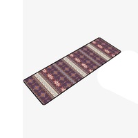 Anti Slip House Carpet Rug Polyester Material - 2pcs
