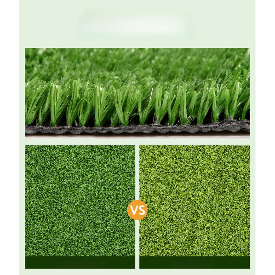 Artificial Grass 10mm 2mx5m 10sqm Synthetic Fake Turf Plants Plastic Lawn Olive