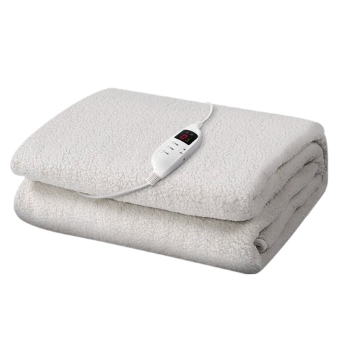 Giselle Heated Electric Blanket Washable Single MyDeal