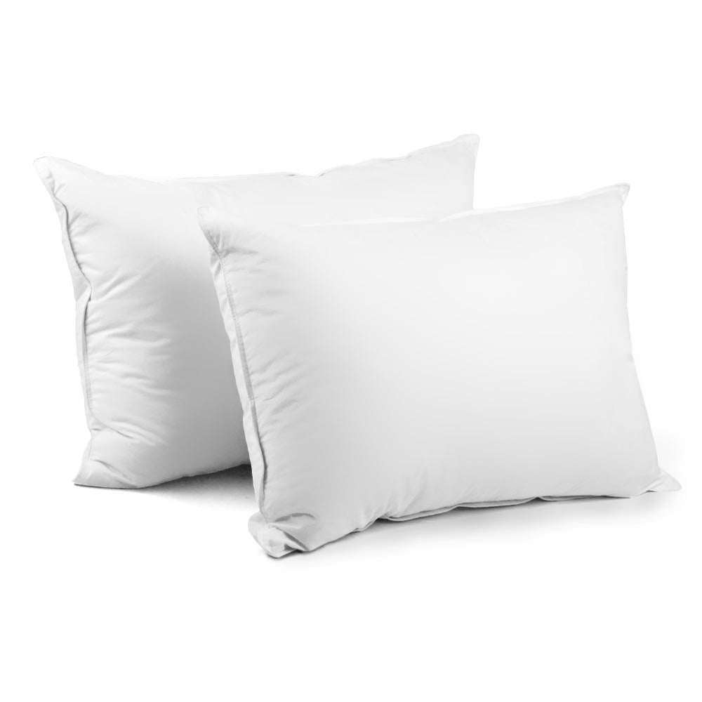 Duck Feather Bed Pillow Set of 2 - White