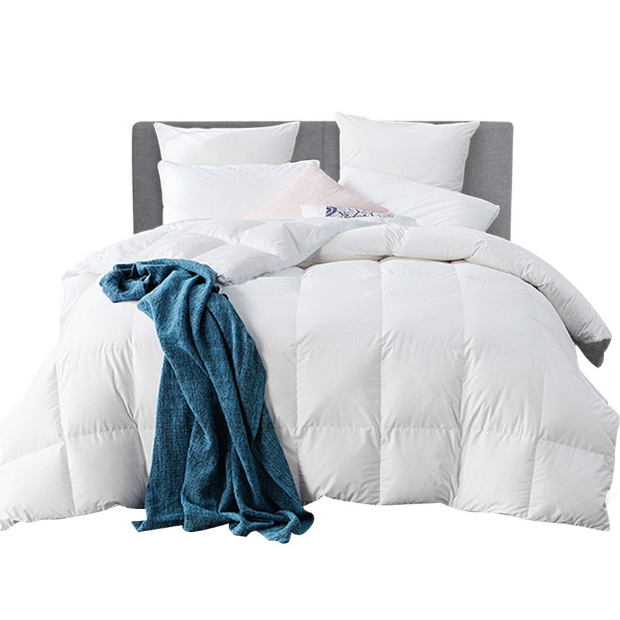 Goose Feather Down Bed Quilt - Super King