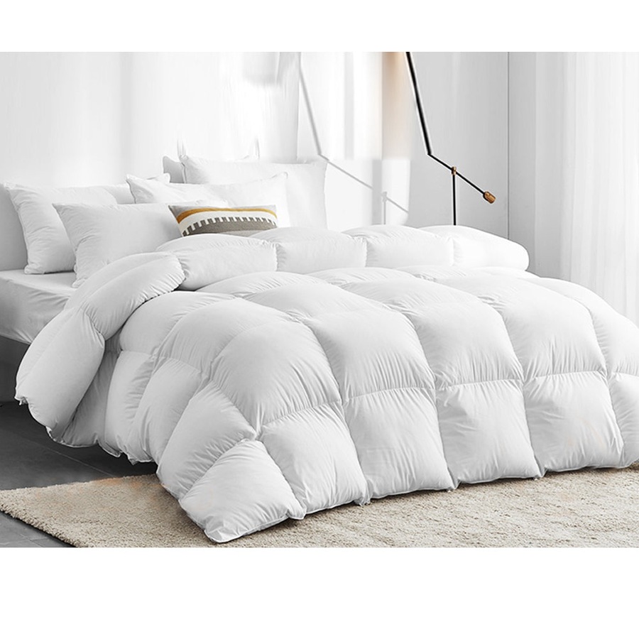 Goose Feather Down Bed Quilt - Super King