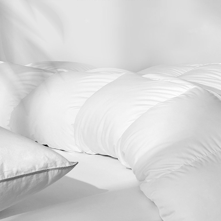 Goose Feather Down Bed Quilt - Super King