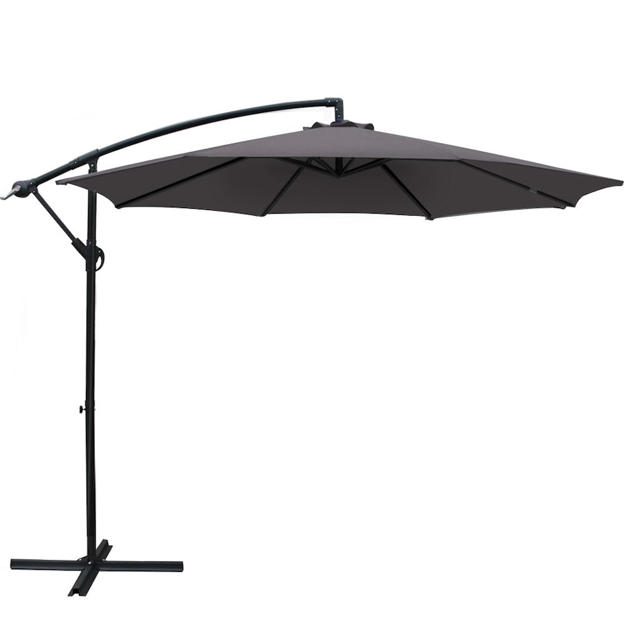 Cantilevered 3M Outdoor Garden Umbrella - Charcoal