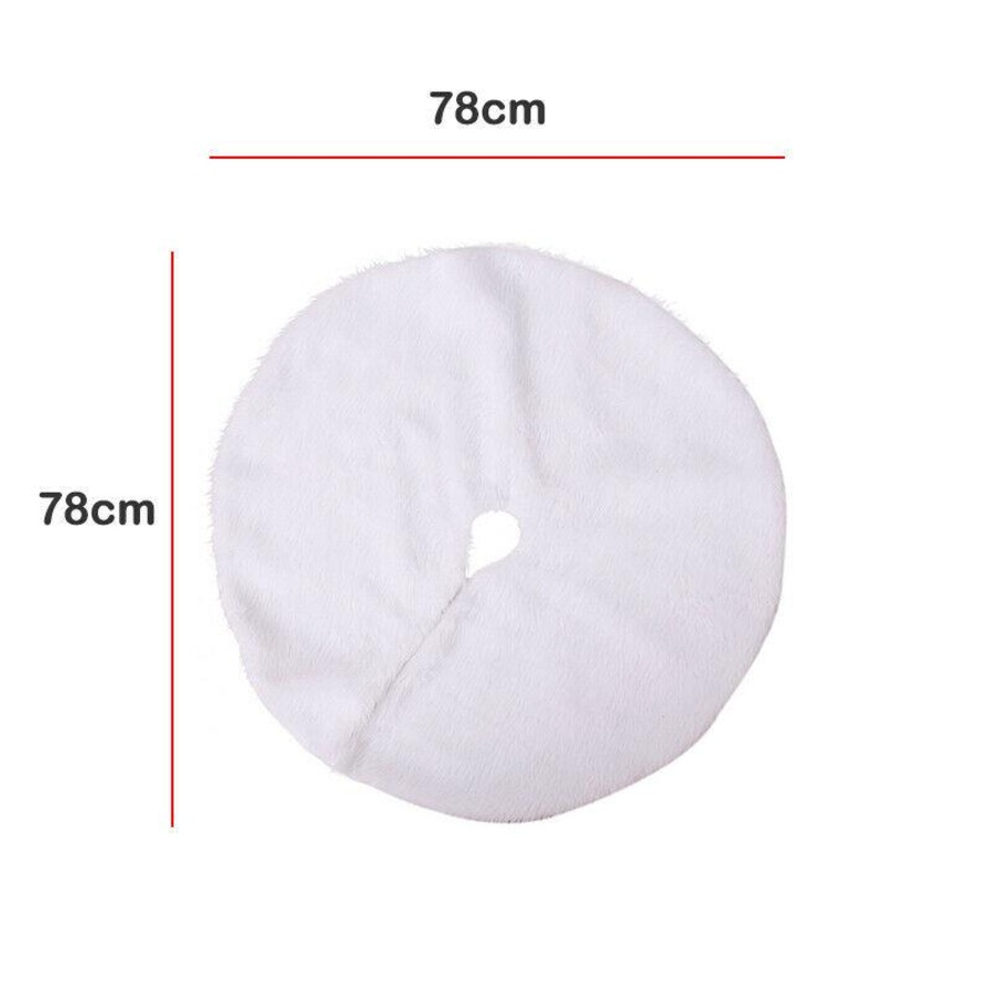 Christmas Tree Skirt Cover Ornament Decoration Fabric