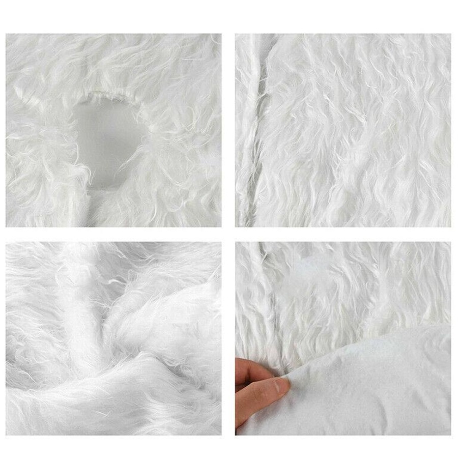 Christmas Tree Skirt Cover Ornament Decoration Fabric