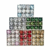 Chritmas Tree Glitter Baubles Balls Ornament Decorations