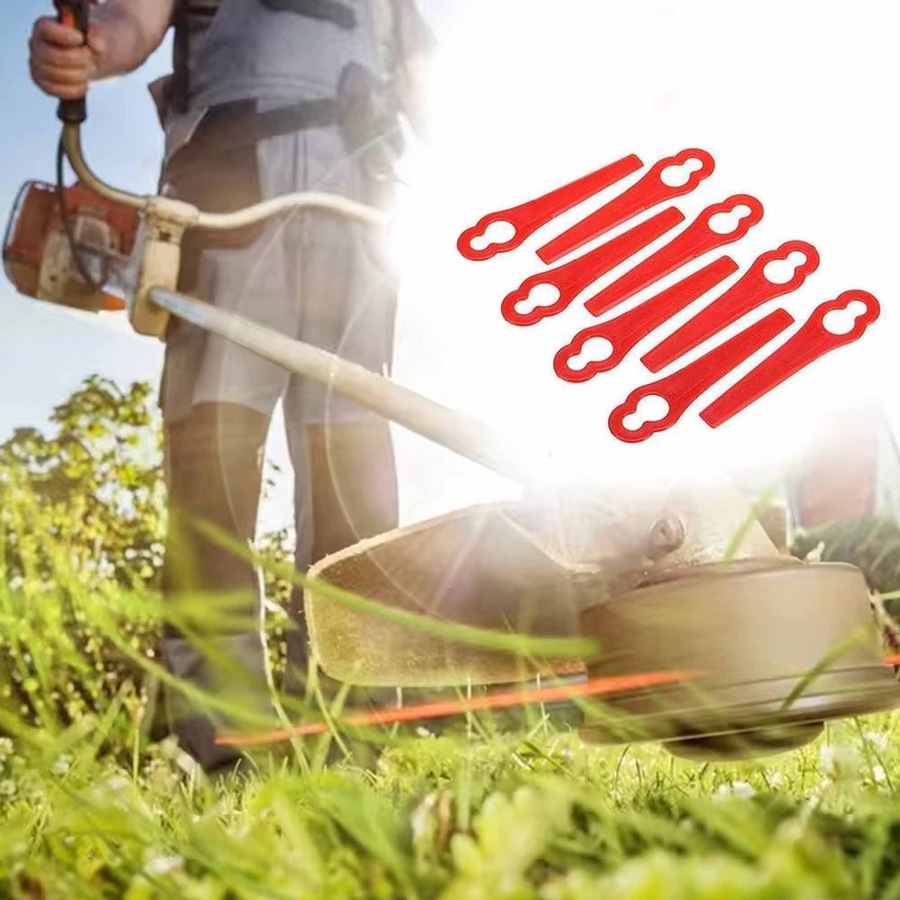 Cordless Whipper Plastic Grass Trimmer Blades For Ozito Kuller Bosch - 100pcs