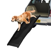 Portable Travel Dog Ramp For SUV Car - Black
