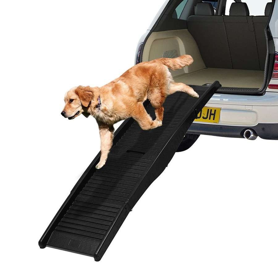 Portable Travel Dog Ramp For SUV Car - Black