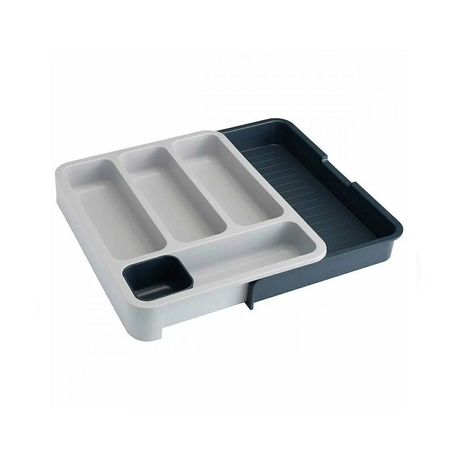Expandable Drawer Utensil Tray Cutlery Holder Grey