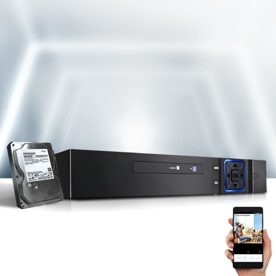 DVR Recorder CCTV Security Camera System 8CH 1080P 5in1 Surveillance 4TB