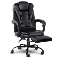 Office Executive Massager Computer Desk Chair - Black