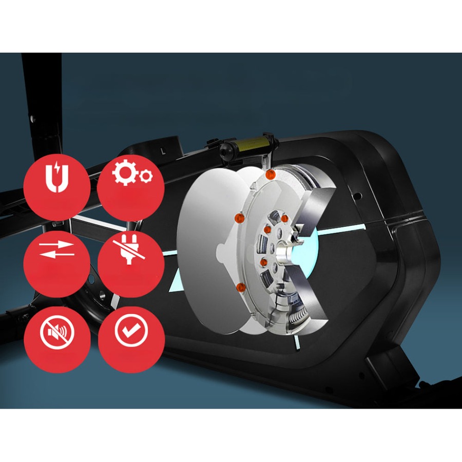 Exercise Bike Elliptical Cross Trainer Bicycle Home Gym Fitness Machine - 117cm x 156cm x 49cm