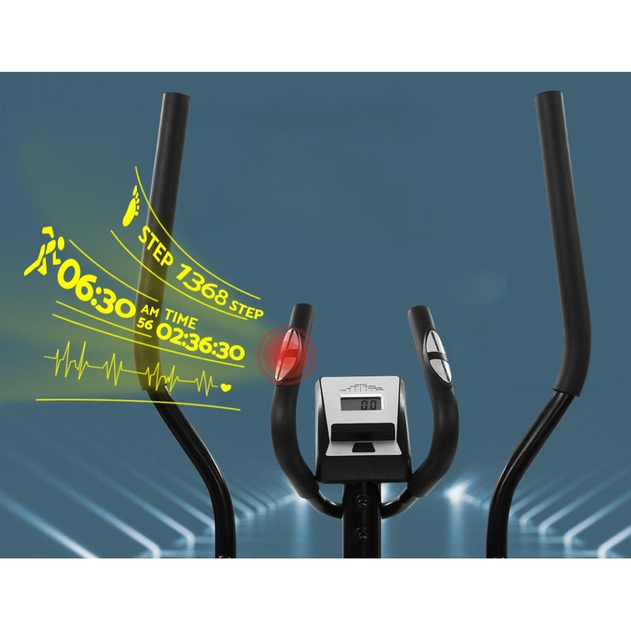 Exercise Bike Elliptical Cross Trainer Bicycle Home Gym Fitness Machine - 117cm x 156cm x 49cm