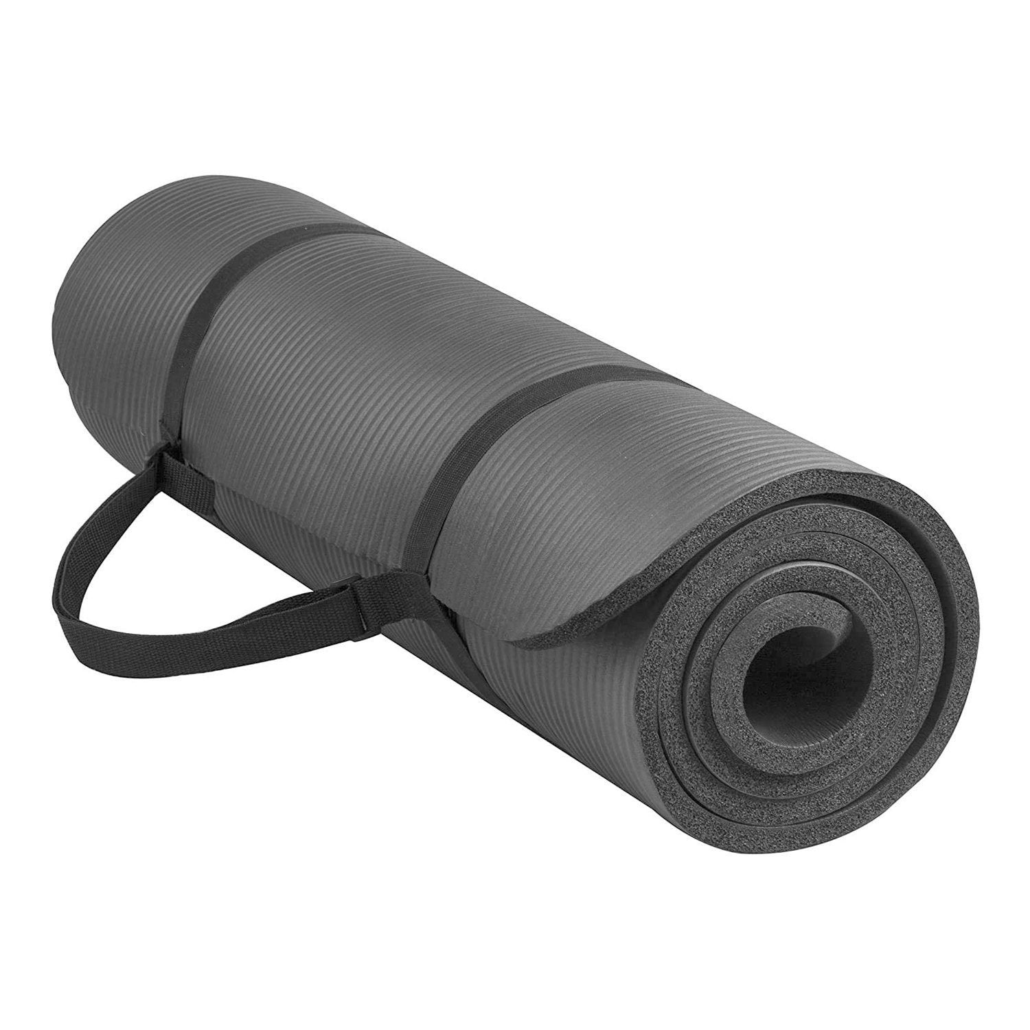 Extra Thick Exercise Yoga Mat - Black