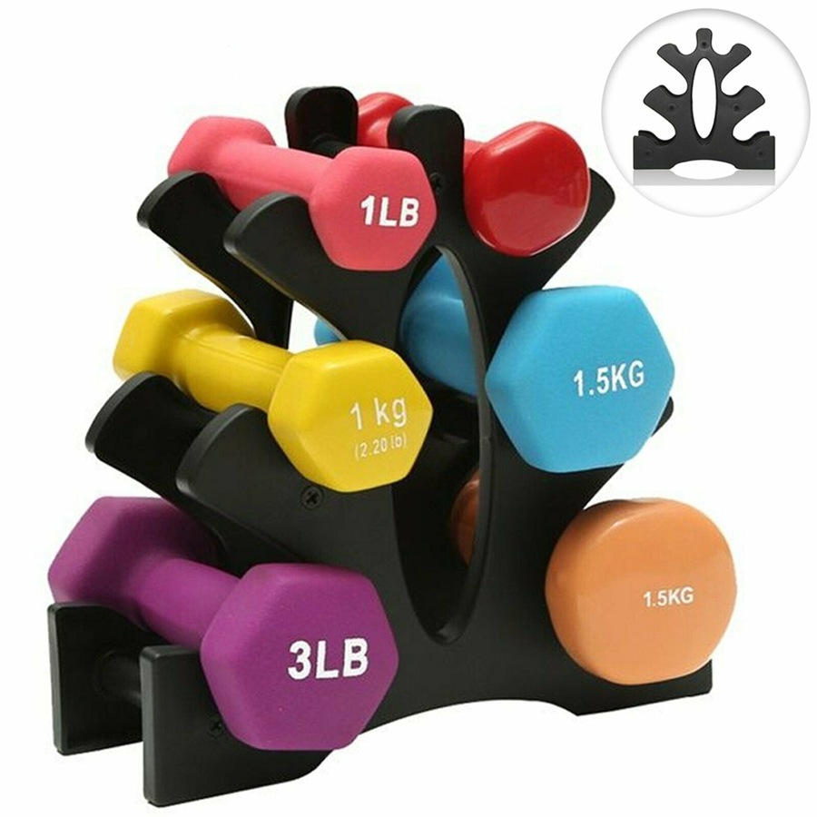 Dumbbell Tree Rack Weights Organiser Holder Stand