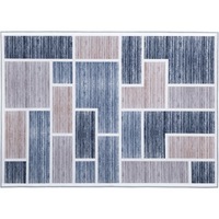 Soft Short Pile Area Floor Rug 160x230 - Blue