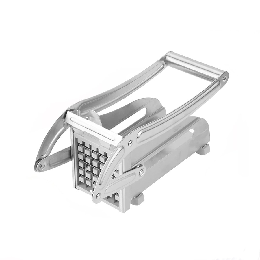 French Fries Slicer Stainless Potato Cutter Chip Chopper Maker 2 Blades