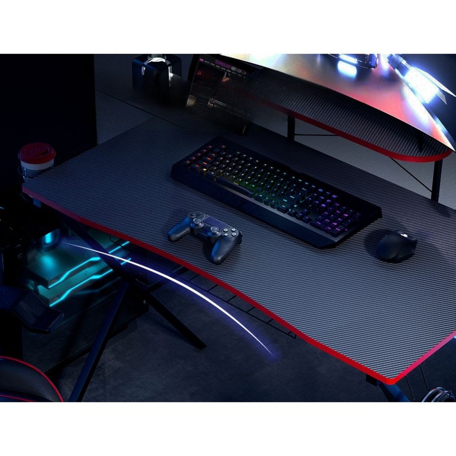 Gaming Desk Computer Desks Table Storage Shelves Study Home Ofiice 105CM